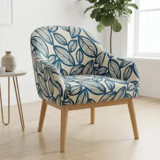 Dekorációs anyag jacquard Folia bleu