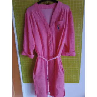 Dupla géz/muszlin pink