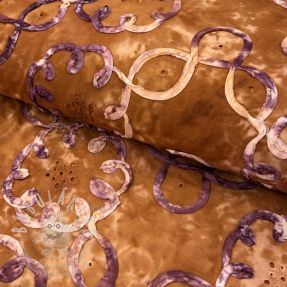 Pamutvászon TIE DYE EMBROIDERY Elise tape design B