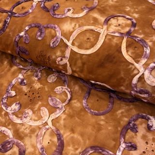 Pamutvászon TIE DYE EMBROIDERY Elise tape design B