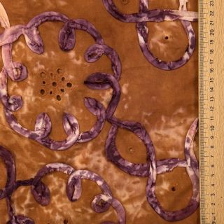 Pamutvászon TIE DYE EMBROIDERY Elise tape design B