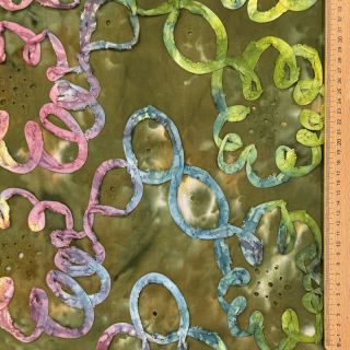 Pamutvászon TIE DYE EMBROIDERY Elise tape design A