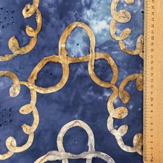 Pamutvászon TIE DYE EMBROIDERY Elise tape design D