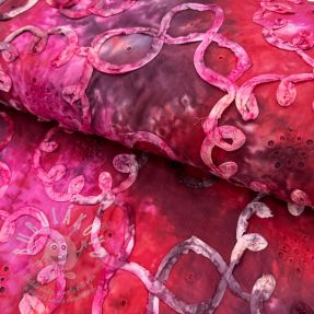 Pamutvászon TIE DYE EMBROIDERY Elise tape design E