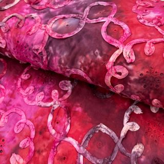 Pamutvászon TIE DYE EMBROIDERY Elise tape design E