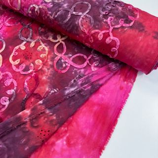 Pamutvászon TIE DYE EMBROIDERY Elise tape design E