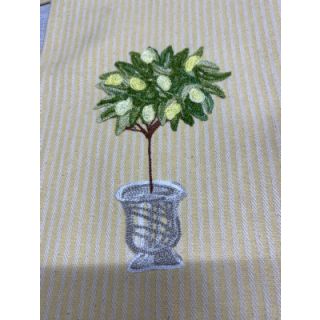 Dekorációs anyag DOBBY Colored stripe lavender