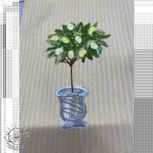 Dekorációs anyag DOBBY Colored stripe lavender