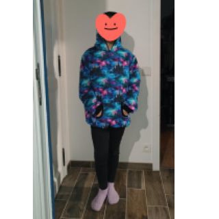 Szabadidő anyag fésült JOGGING In the night design B digital print