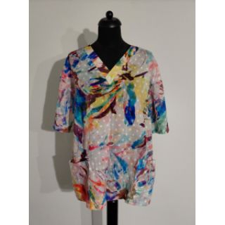 Pamutvászon DOBBY Staind branch digital print