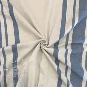 Dekorációs anyag Bernadette stripe denim