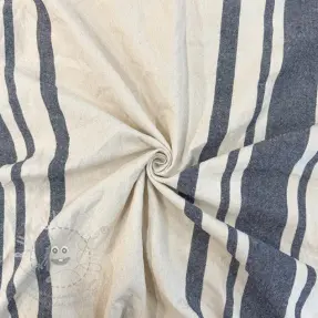 Dekorációs anyag Bernadette stripe indigo