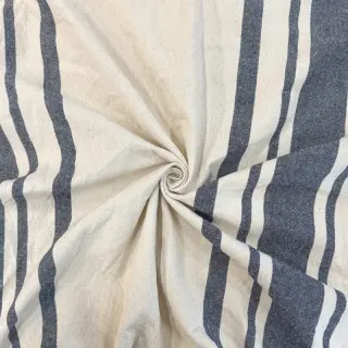 Dekorációs anyag Bernadette stripe indigo