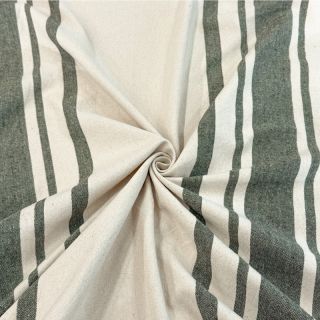 Dekorációs anyag Bernadette stripe kaki