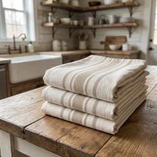 Dekorációs anyag Bernadette stripe ficelle