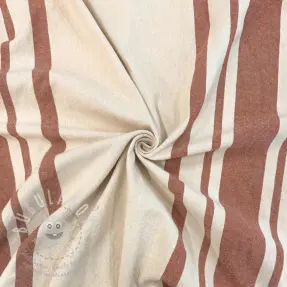 Dekorációs anyag Bernadette stripe terracotta
