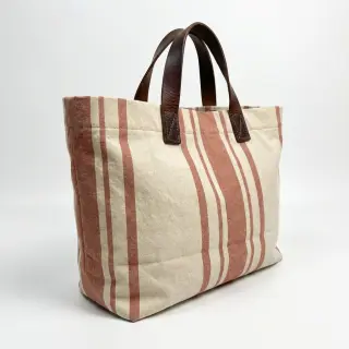 Dekorációs anyag Bernadette stripe terracotta