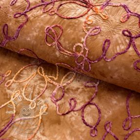 Pamutvászon TIE DYE Chenille ela design A