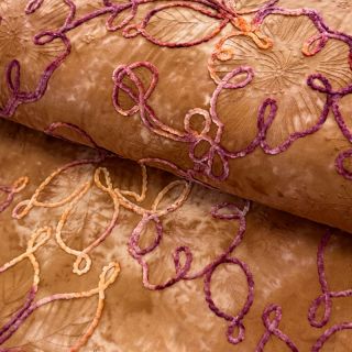 Pamutvászon TIE DYE Chenille ela design A