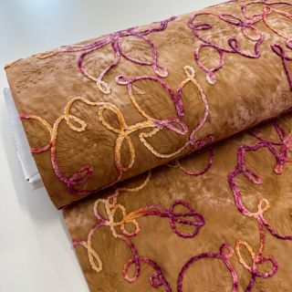 Pamutvászon TIE DYE Chenille ela design A