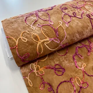 Pamutvászon TIE DYE Chenille ela design A
