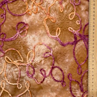 Pamutvászon TIE DYE Chenille ela design A