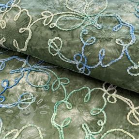 Pamutvászon TIE DYE Chenille ela design B