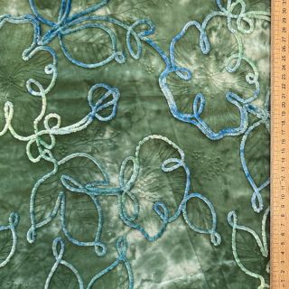 Pamutvászon TIE DYE Chenille ela design B