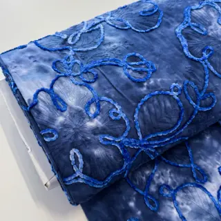 Pamutvászon TIE DYE Chenille ela design C