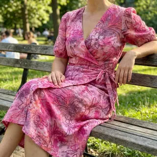 Pamutvászon TIE DYE Chenille manon design C