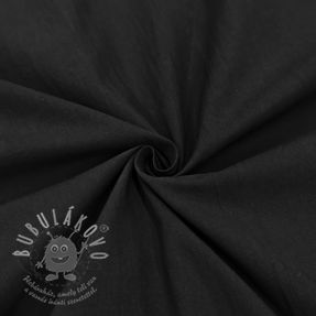 Pamutvászon WASHED black