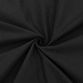 Pamutvászon WASHED black