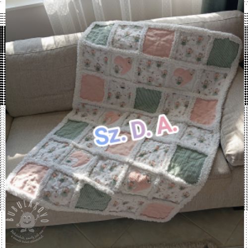 Dekorációs anyag DOBBY Colored stripe light green