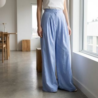 Pamutvászon WASHED lavender