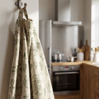 Dekorációs anyag Linenlook Garden Plant Tool digital print