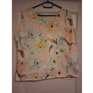 Pamutvászon SATIN Oahu pink digital print