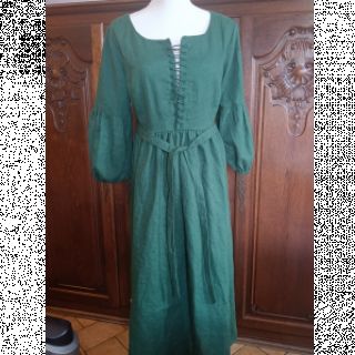 Lenvászon előmosott 170 g forest green