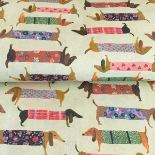 Dekorációs anyag premium Family Dachshund digital print