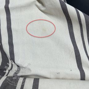 Dekorációs anyag Bernadette stripe coffee 2nd class