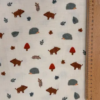 Dupla géz/muszlin Forest animals ORGANIC SIMPLY NATURAL