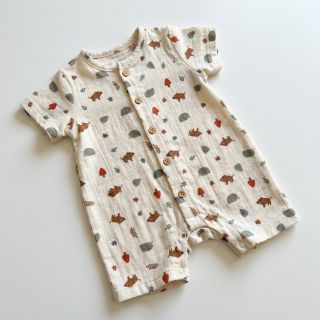 Dupla géz/muszlin Forest animals ORGANIC SIMPLY NATURAL