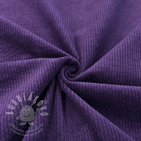 Kordbársony 6W WASHED STRETCH dark purple