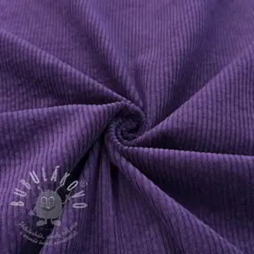 Kordbársony 6W WASHED STRETCH dark purple