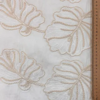 Pamutvászon VOILE EMBROIDERY Kady off white