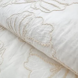 Pamutvászon VOILE EMBROIDERY Kady off white