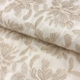Pamutvászon VOILE EMBROIDERY Kim off white