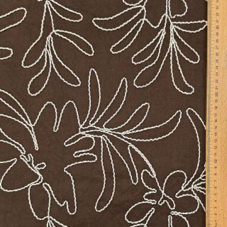Bársony Tape flower dark brown