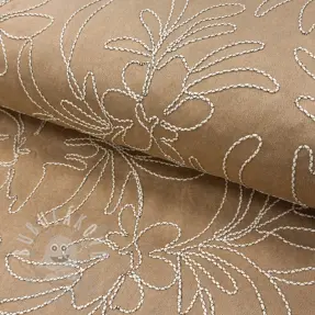 Bársony Tape flower beige