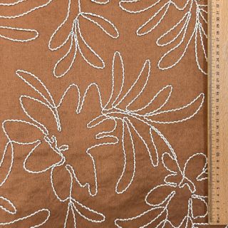 Bársony Tape flower cinnamon