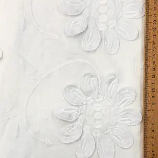 Pamutvászon EMBROIDERY Bellagio white
